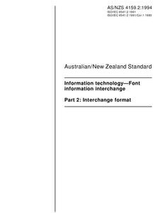 AS/NZS 4159.2