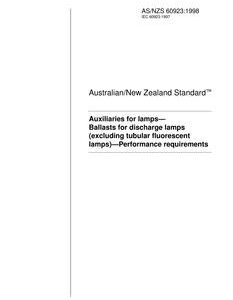 AS/NZS 60923