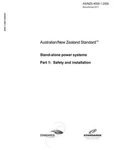 AS/NZS 4509.1