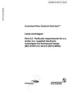 AS/NZS 61347.2.3