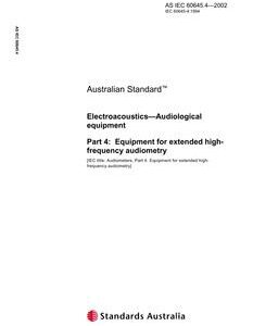 AS IEC 60645.4