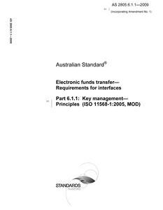 AS 2805.6.1.1