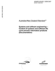 AS/NZS ISO/IEC 15289