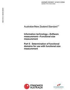 AS/NZS ISO/IEC 14143.5