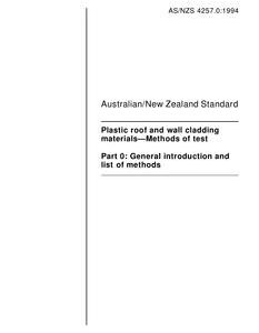 AS/NZS 4257.0