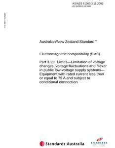 AS/NZS 61000.3.11