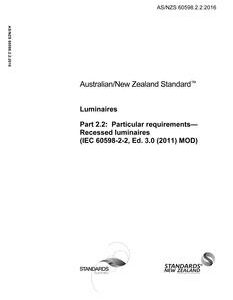 AS/NZS 60598.2.2