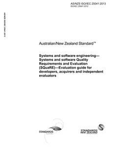 AS/NZS ISO/IEC 25041