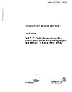 AS/NZS 60598.2.12