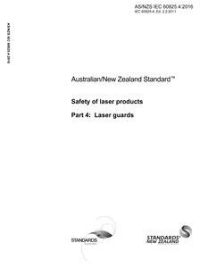 AS/NZS IEC 60825.4