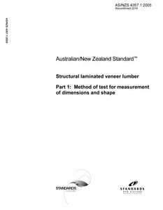 AS/NZS 4357.1