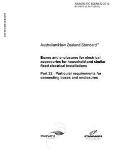 AS/NZS IEC 60670.22