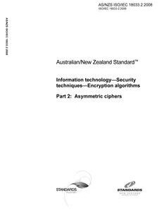 AS/NZS ISO/IEC 18033.2
