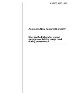 AS/NZS 4375