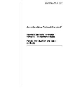 AS/NZS 4475.0