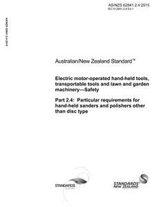 AS/NZS 62841.2.4
