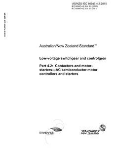 AS/NZS IEC 60947.4.2