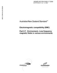 AS/NZS IEC TR 61000.2.7