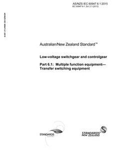 AS/NZS IEC 60947.6.1