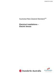 AS/NZS 3014