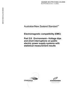 AS/NZS IEC TR 61000.2.8