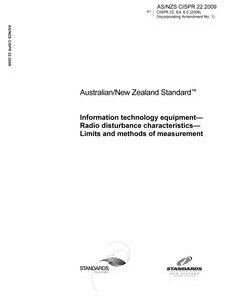 AS/NZS CISPR 22