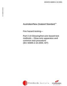 AS/NZS 60695.2.10