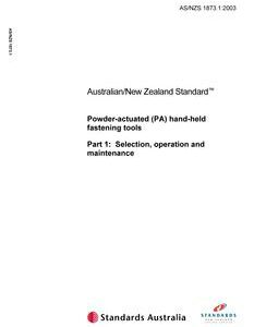 AS/NZS 1873.1