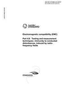 AS IEC 61000.4.6