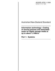 AS/NZS 4230.1