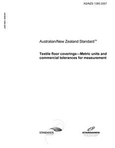 AS/NZS 1385
