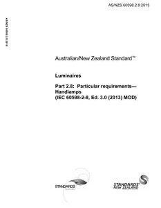 AS/NZS 60598.2.8