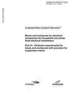 AS/NZS IEC 60670.21