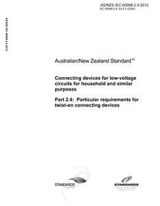 AS/NZS IEC 60998.2.4