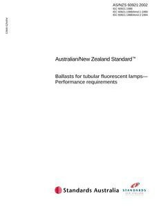 AS/NZS 60921