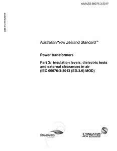AS/NZS 60076.3