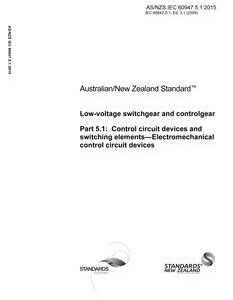 AS/NZS IEC 60947.5.1