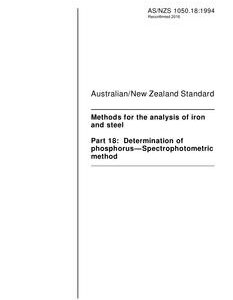 AS/NZS 1050.18