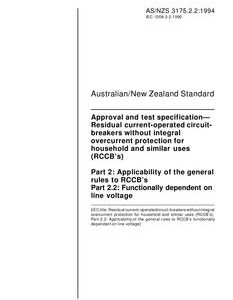 AS/NZS 3175.2.2