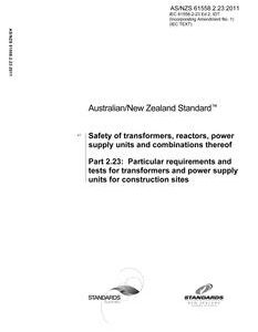 AS/NZS 61558.2.23