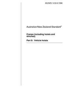 AS/NZS 1418.9