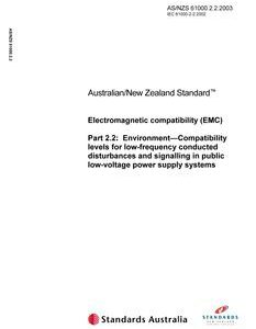 AS/NZS 61000.2.2
