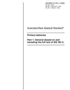 AS/NZS 2176.1