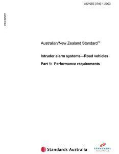 AS/NZS 3749.1