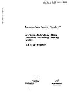 AS/NZS ISO/IEC 13235.1