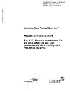 AS/NZS IEC 60601.2.27