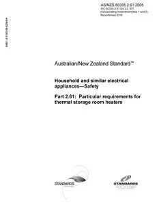 AS/NZS 60335.2.61