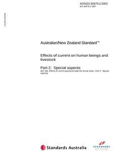 AS/NZS 60479.2
