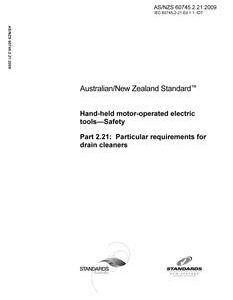 AS/NZS 60745.2.21