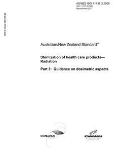 AS/NZS ISO 11137.3